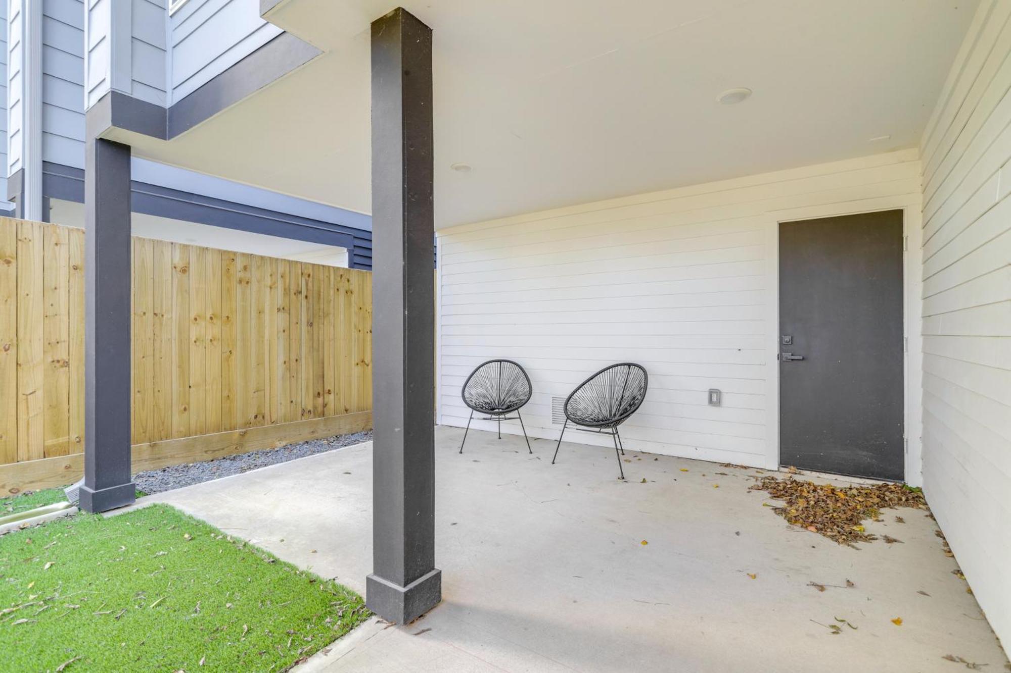 3 Mi To Dtwn Modern Townhome With Yard In Х'юстон Екстер'єр фото