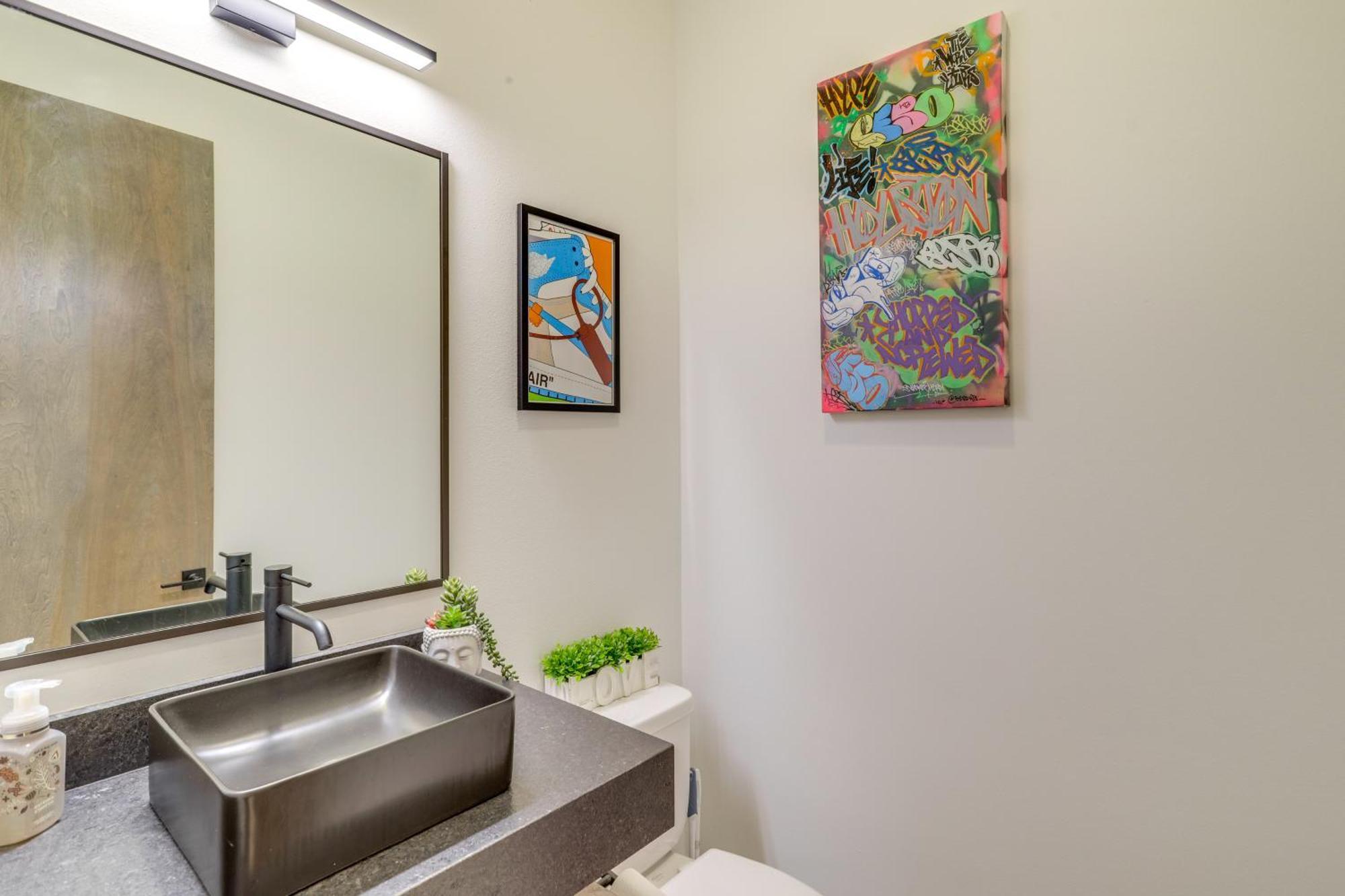 3 Mi To Dtwn Modern Townhome With Yard In Х'юстон Екстер'єр фото