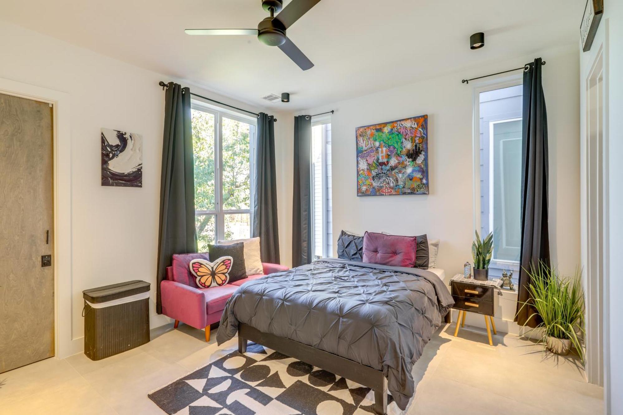3 Mi To Dtwn Modern Townhome With Yard In Х'юстон Екстер'єр фото