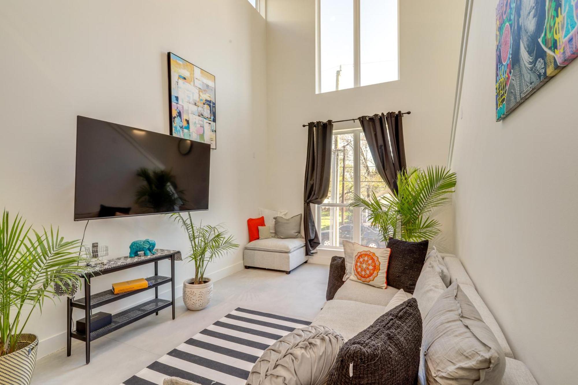 3 Mi To Dtwn Modern Townhome With Yard In Х'юстон Екстер'єр фото
